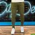 Calça Masculina City Denim Alfaiataria Skinny Verde - Imagem 3
