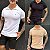 Polo Masculina Canelada Preto - Imagem 2