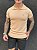 Polo Masculina Canelada Bege - Imagem 1