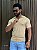 Polo Slim Fit Detalhe Ziper Bege - Imagem 1