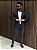 Blazer Slim Fit Sport Fino Casual Resinado Azul Marinho - Imagem 2