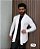 Cardigan Masculino Slim Zip Off Branco - Imagem 1