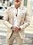 Blazer Slim Fit Extreme Power Areia  Per Pochi - Imagem 1