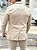 Blazer Slim Fit Extreme Power Areia  Per Pochi - Imagem 3