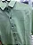 Camisa Masculina Linho Gola Italiana Per Pochi Verde Claro - Imagem 3