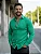 Camisa Masculina Linho Gola Italiana Per Pochi Verde - Imagem 1