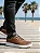 Tenis Masculino Casual Whisky 100% Couro Sapatenis Marrom - Imagem 1