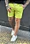 Bermuda Linho Estilo Curta Perpochi Verde Limao - Imagem 1