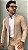 Blazer Masculino Casual Slim Fit Poliamida Cappuchino - Imagem 1