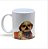 Caneca de cerâmica Shih-tzu fundo branco 325ml - mod 01 - Imagem 2