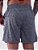 Short Duplo Absoluth Duolayer Com Porta Toalha E Bolso Interno Cinza Rajado - Imagem 4
