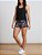 Shorts Feminino Cintura Alta Com Ajuste Novidade Absoluth Estampado - Imagem 1