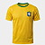 Camisa Brasil Torcedor Premium - Tecido Dry Fit Colmeia Absoluth - Imagem 1