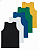 Kit 5 Regata Masculina Modelo Americano Estilo Clássico Poliéster Premium - Imagem 2