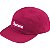 SUPREME - Boné WASHED CHINO TWILL CAMP CAP " Cranberry " - Imagem 1