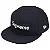 SUPREME x NEW ERA - BOX LOGO Rings 7 3/8 Navy - Imagem 1