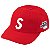 SUPREME - Boné WORLD FAMOUS S LOGO 6 Red - Imagem 1