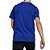 Camiseta Adidas Linear Color Box Azul/Branco Masculino - Imagem 2
