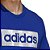 Camiseta Adidas Linear Color Box Azul/Branco Masculino - Imagem 3