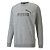 Moletom Puma Graphic Crew Fl Cinza Claro Masculino - Imagem 1