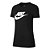 Camiseta Nike Essential Icon Ftra Preto Feminino - Imagem 1