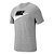 Camiseta Nike Nsw Icon Futura Cinza Masculino - Imagem 1