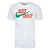 Camiseta Nike Just Do It Swoosh Branco Masculino - Imagem 1