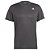 Camiseta Adidas Run It Cinza Escuro Masculino - Imagem 1