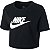 Camiseta Nike Swoosh Essential Icon Feminino Preto - Imagem 1