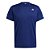 Camiseta Adidas Run It Basic Azul Masculino - Imagem 1
