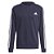 Moletom Adidas Essentials 3s Bald Azul Marinho Masculino - Imagem 1