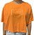 Camiseta Colcci Basic Fit Feminino Laranja Calazan - Imagem 1