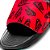 Chinelo Nike Victori Slide Preto e Vermelho Masculino - Imagem 3