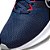 Tenis Nike Downshifter 11 Azul Marinho e Vermelho Masculino - Imagem 3