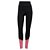 Calça Legging Adidas Big Logo Feminino Preto e Rosa - Imagem 1