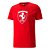 Camiseta Puma Algodão Ferrari Race Tonal Vermelho Masculino - Imagem 1