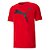 Camiseta Puma Active Big Logo Tee Vermelho Masculino - Imagem 1