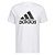 Camiseta Adidas Estampada Bx Logo Branco e Preto Masculino - Imagem 1