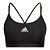 Top Adidas Suporte Leve Aeroreact Feminino Preto - Imagem 1