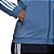 Agasalho Adidas Essentials 3 Stripes Feminino Azul e Preto - Imagem 4