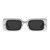 Óculos de Sol Havaianas Sampa Branco Lente Preta - Imagem 3