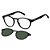 Óculos De Sol Tommy Hilfiger 1902CS Clip On Preto e Verde - Imagem 1