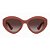 Óculos De Sol Solar Havaianas Iracema Vermelho Lente Degradê - Imagem 3
