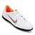 Chuteira Suíço Nike Mercurial Vaporx 12 Club Branco/Prata/Laranja - Imagem 1