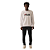 Casaco Moletom Fila Comfort Letter III Masculino Branco - Imagem 3