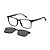 Óculos de Sol Tommy Hilfiger 2145 Clip-On Preto Lente Cinza - Imagem 1