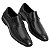 Sapato Social Ferracini London Masculino de Couro Preto - Imagem 2