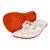 Chinelo Kenner New Summer Pvc Borracha Laranja e Branco - Imagem 1