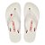 Chinelo Kenner New Summer Pvc Borracha Laranja e Branco - Imagem 2