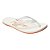 Chinelo Kenner New Summer Pvc Borracha Laranja e Branco - Imagem 4